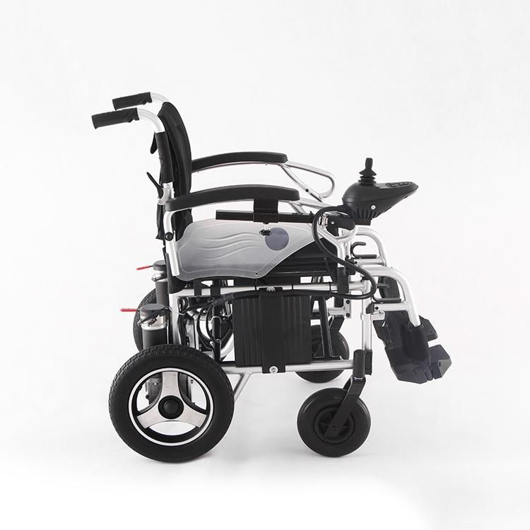 2020 Topmedi Lightweight Folding Electric Wheelchair for Elderly Disabled
