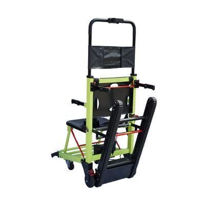 160kg Loading Folding Electric Manual Stair Climbing Wheelchair