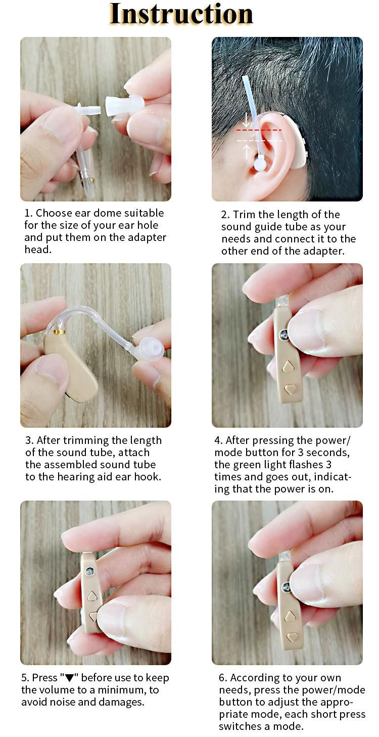 Better Than Pocket Hearing Aid Wireless Digital Hearing Aid Aids Rechargeable Battery