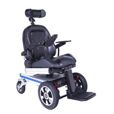 Seat Rotation Lithium Battery Folding Electric Wheelchair Factory