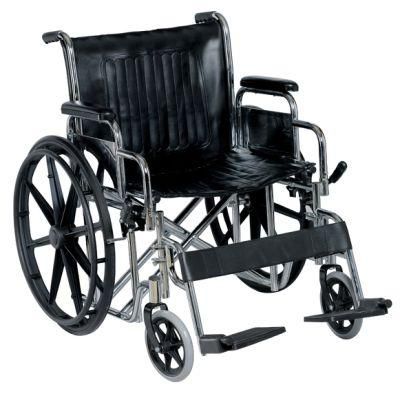 Steel Manual Wheelchair Medical Equipment for Elderly