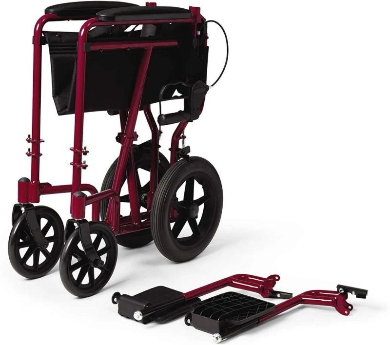 Lithium Battery Electric Light Weight Wheelchair with Transport Wheelchair