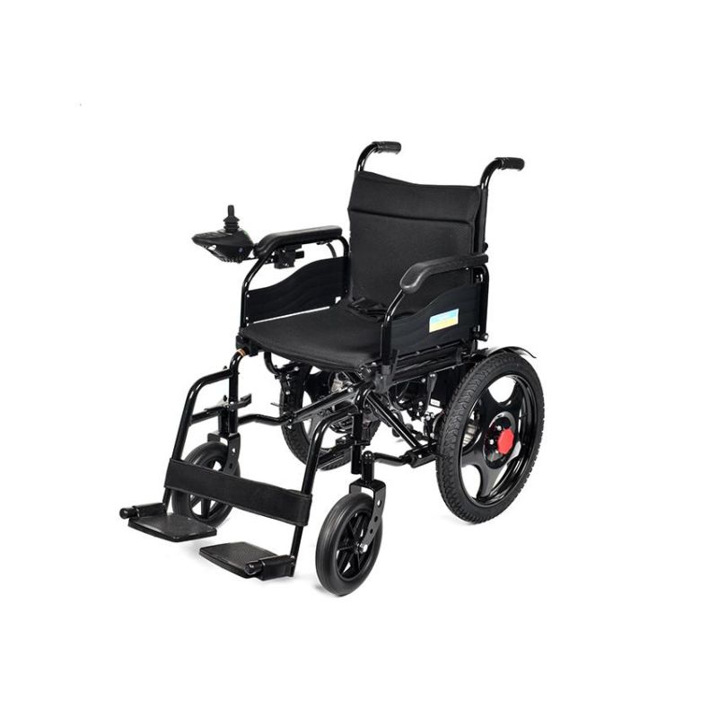 Disabled Power Wheelchair Rearwheel 18 Inch Folding Electric Wheel Chair