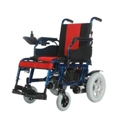 Detachable Battery Box Durable Steel Frame Folding Electric Wheelchair for Double Safety with CE (BME1023 Aluminum)