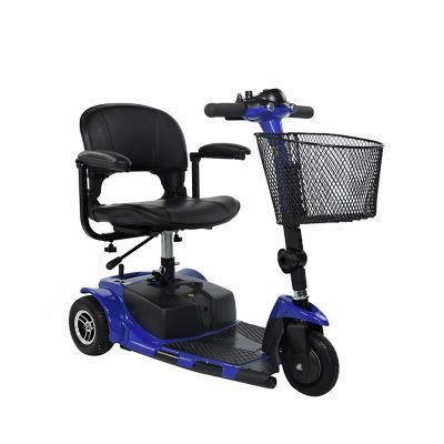 Three Wheel Lightweight Foldable Electric Mobility Scooter for Elderly