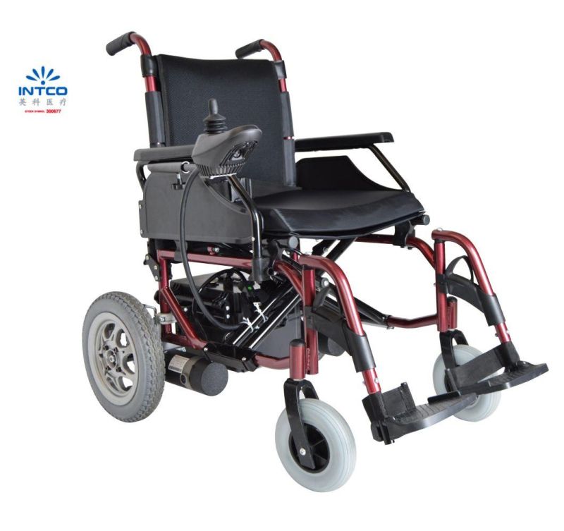 Economic Steel Folable Standard Electric Power Wheelchair