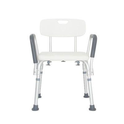Mn-Xzy003 Adjustable Portable Medical Aluminum Folding Bath Shower Chair
