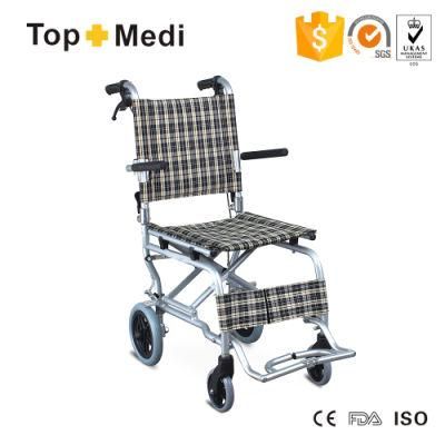 Simple Easy Folding Lightweight Portable Transit Travel Wheelchair