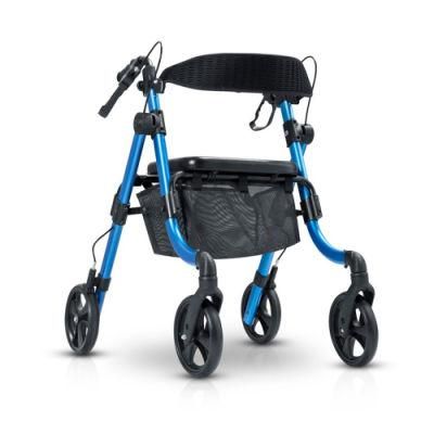 Medical Equipment Walking Aids Shopping Cart Aluminum Foldable Walkers Rollators