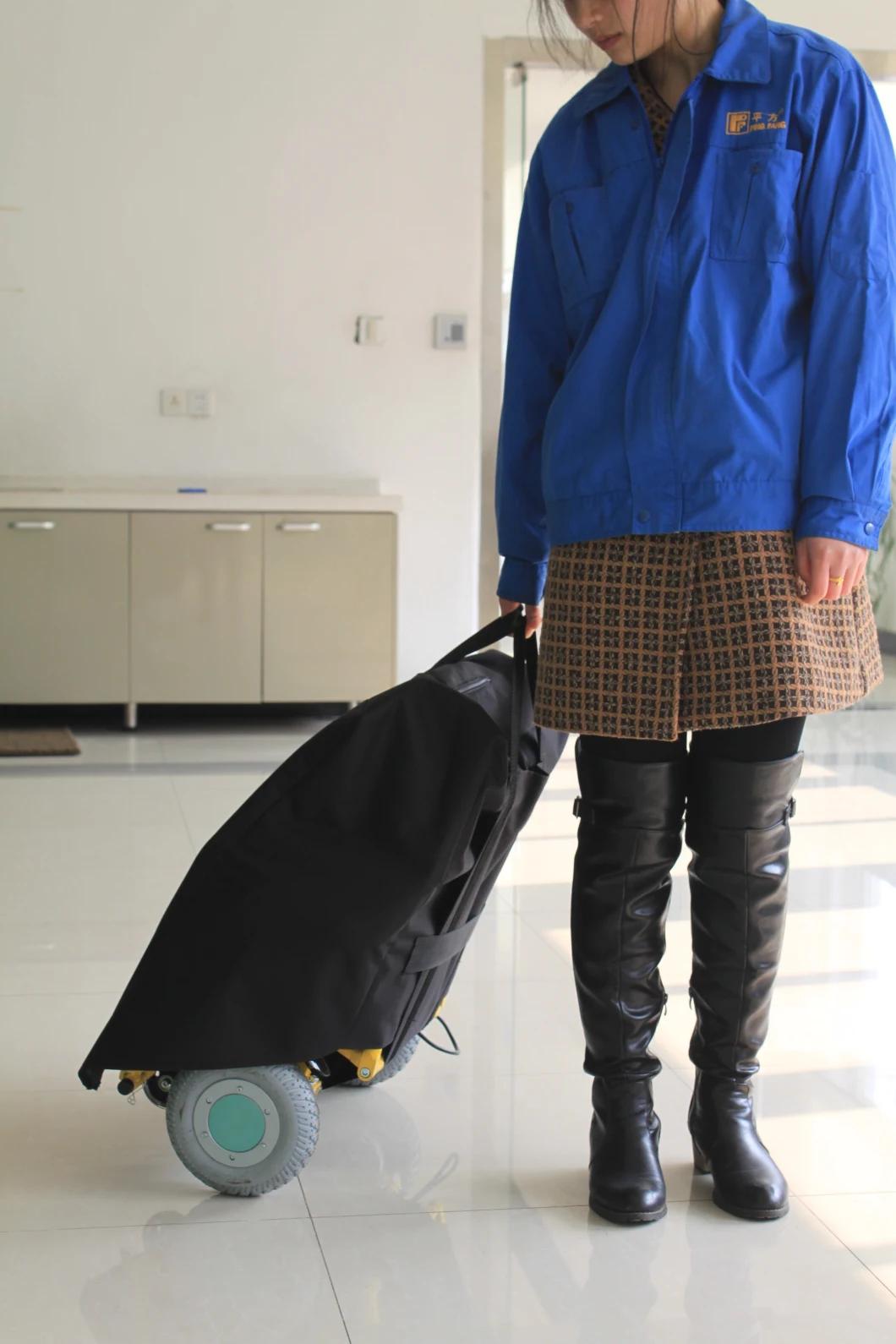 Ce Brushless Motor Lithium Ion Battery Folding Electric Wheelchairs for The Elderly Indoor and Outdoor