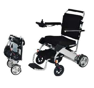 Lightweight Compact Portable Folding Handicapped Automatic Power Electric Wheelchair