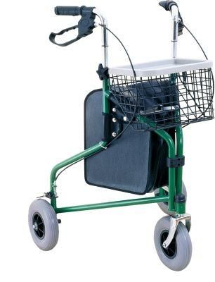 Folding Portable Rollator Walker and Wheel Chair with Seat