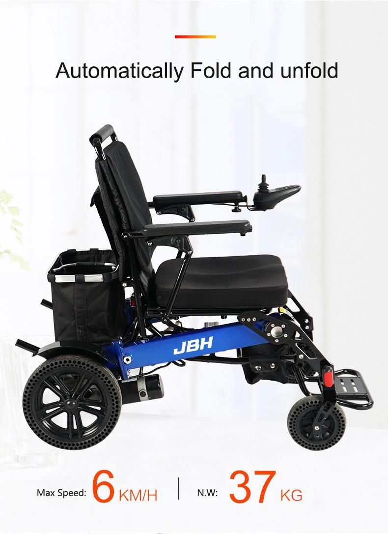 Folding Powered Electric Wheelchair for Travel
