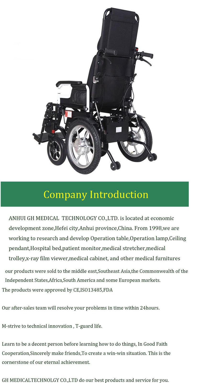 Hot Selling Electric Travel Wheelchair for The Elderly Light Folding Electric Wheelchair