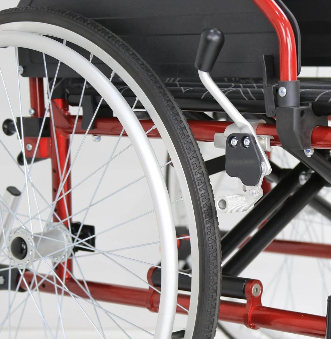 Cheap and Easy Folding Portable Lightweight Wheelchair for Disabled Patients