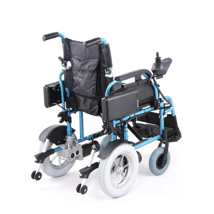 Topmedi Medical Equipment Lithium Battery Aluminum Electric Power Wheelchair