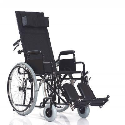 Recling Steel Multifunctional Wheelchair for Handicapped Elderly Disabled