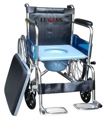 Handicapped Steel Foldable Economic Cheapest Wheelchair 809 for Disabled