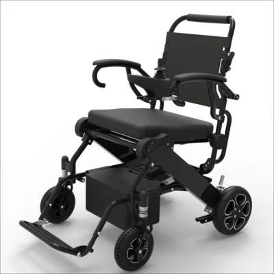 Economic Cheapest Four Colors Lightweight Folding Electric Wheelchair for Adults