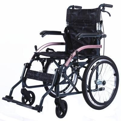 Disabled Foldable Light Transport Beach Wheelchair