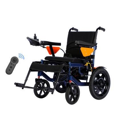 Amazon Hot Elder and Disabled Lightweight Mobility Aid Motorized Folding Electric Power Wheelchair