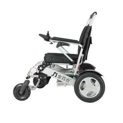 150kg Loading Folding Portable Handicapped Electric Wheelchair Saudi Arabia