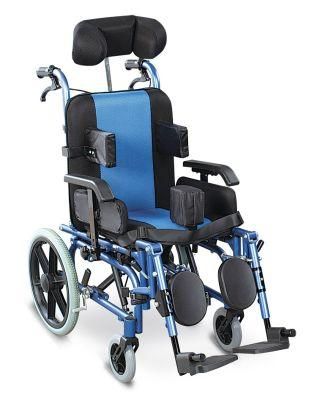 High Backrest Cerebral Palsy Wheelchair Wheelchair with Mdr (BME4620)
