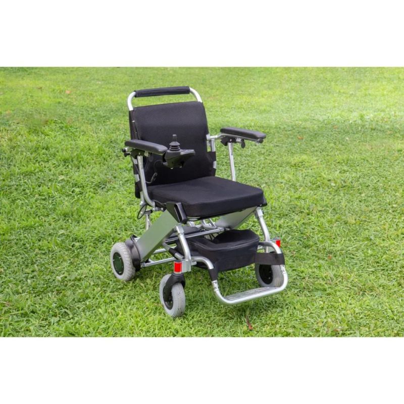 Electromagnetic Racing Sport Basketball Light Weight Brake Aluminum Alloy Electric Mobility Scooter Folding Power Electric Wheelchair for Travel Ce, ISO13485