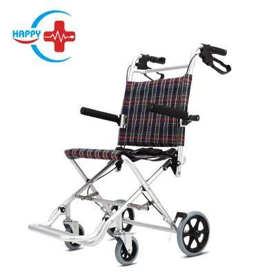 Hc-M085b Hot Sale Portable Travelling Lightweight Folding Wheel Chair