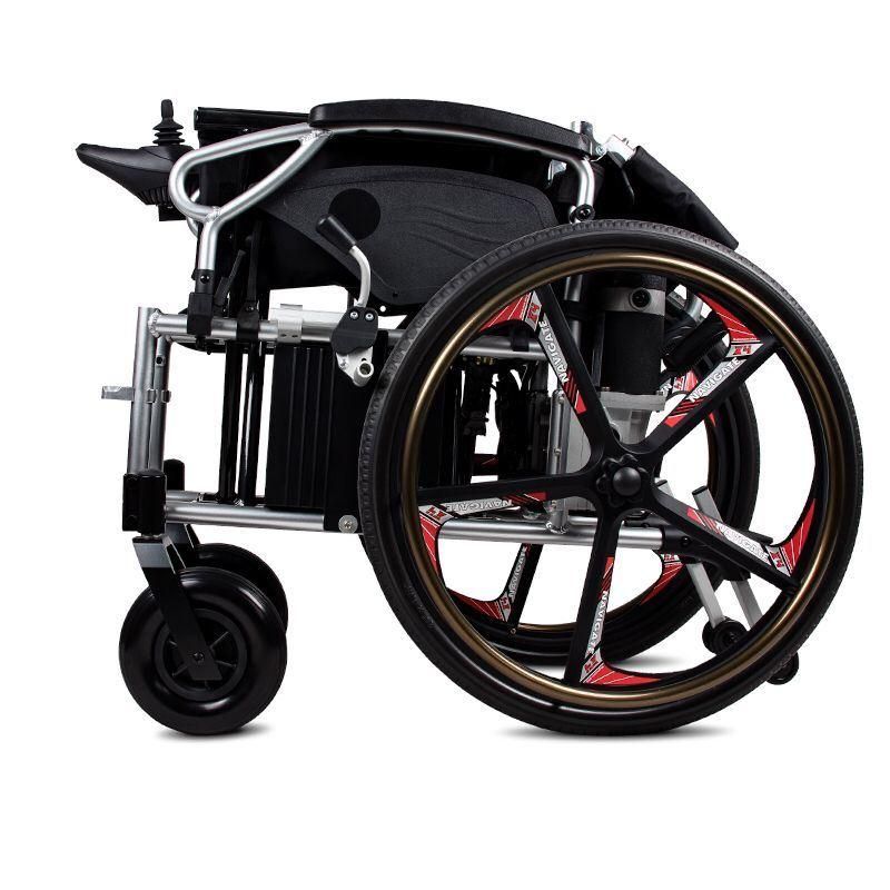2020 Topmedi Fashionable Magnesium Alloy Five Fork Wheel Electric Wheelchair for Elderly