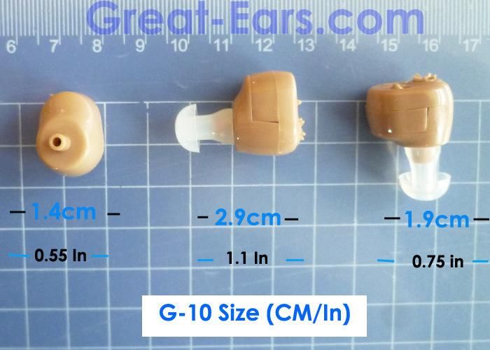2 Set Packed in Ear Hearing Aids for Right Ear and Left Ear Hearing Loss