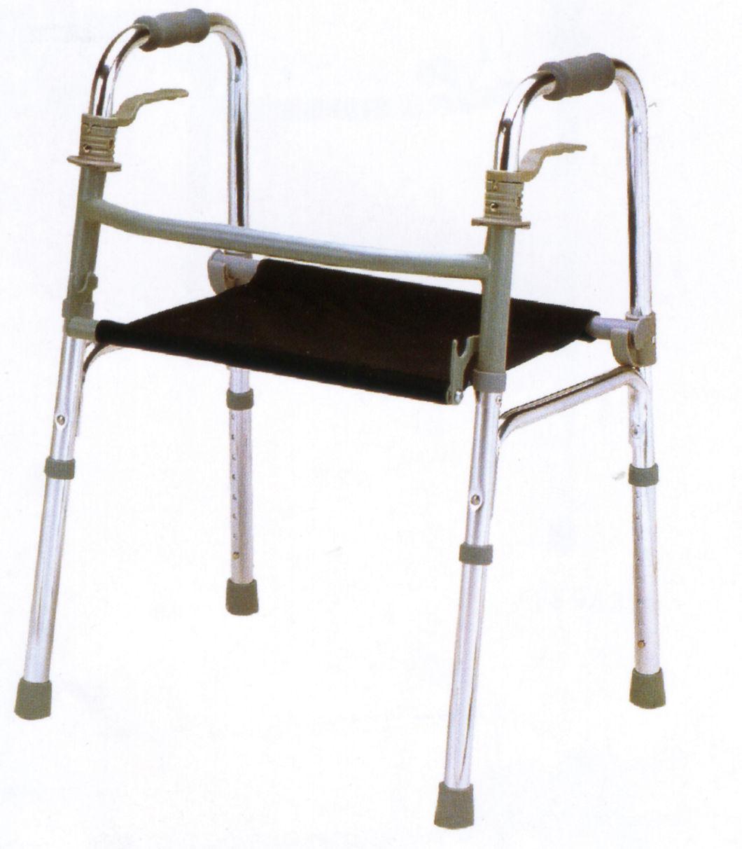 Healthcare Product Walker Frame Adjustable Height with Seat