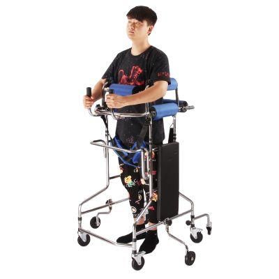 Standing Frame Hospital Rehabilitation Equipment Walking Aid with Wheels Walker