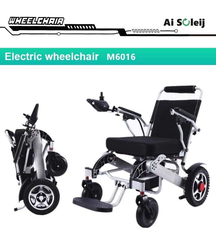 Handicapped Travel Lightweight Folding Electric Wheelchair