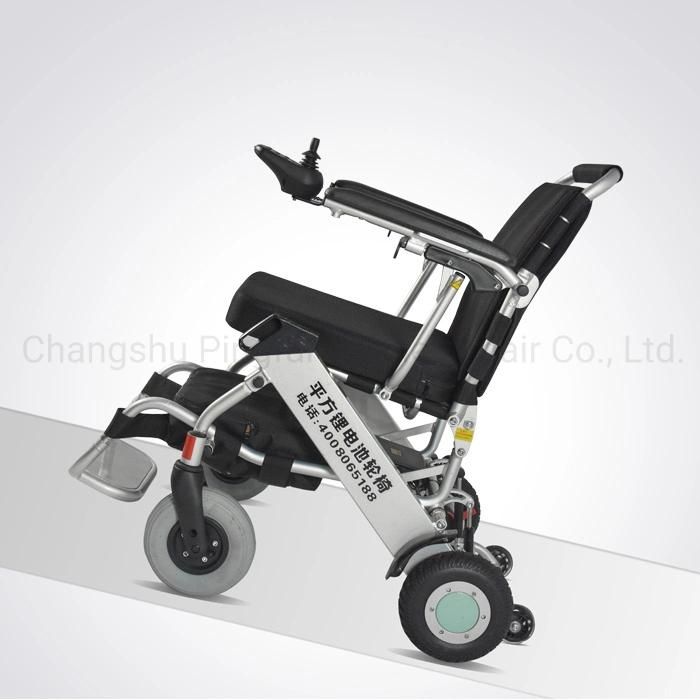 Ce Cerebral Palsy Children Standing Active Racing Stroller Aluminum Alloy Portable Folding Fold Electric Wheelchair Wheel Chair with Lithium Ion Battery