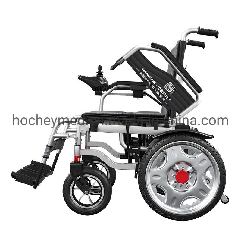 Hochey Medical Electric Wheelchair Electrical Handicapped Foldable Motor Electric Wheelchair