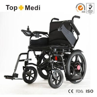 Rehabilitation Therapy Cheap Price Steel Chair Electric Folding Wheelchair