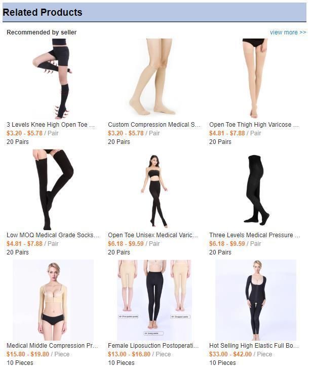 Wholesale 23-32mmhg Thigh High Compression Medical Stockings