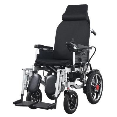 Factory Wholesale Lightweight Portable Folding Electric Wheelchair for Disabled
