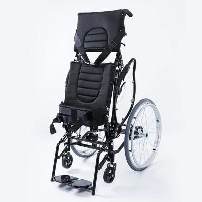 High Quality Comfortable Light Power Standing Careage Disabled Wheelchair with CE&ISO