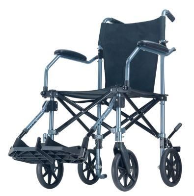 Topmedi Portable Lightweight Transport Wheelchair with Trolley Case