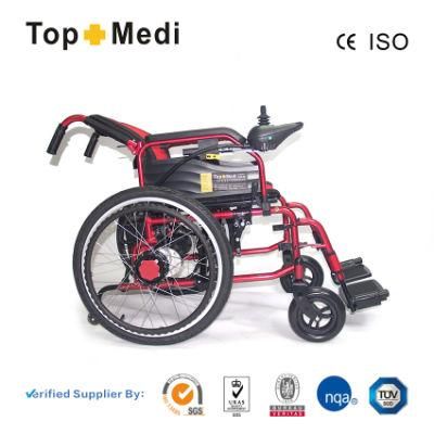 Ce Certificate Lightweight Portable Folding Mobility Power Wheelchair to Distributor