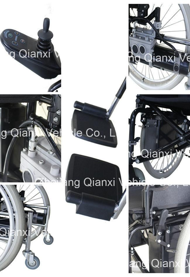 Electric Power & Manual Wheelchair for Handicapped with Ce Certificate (XFG-102FL)