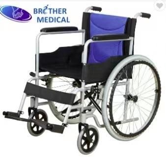 Cheap Lightweight Portable Foldable Manual Wheelchair for Disabled