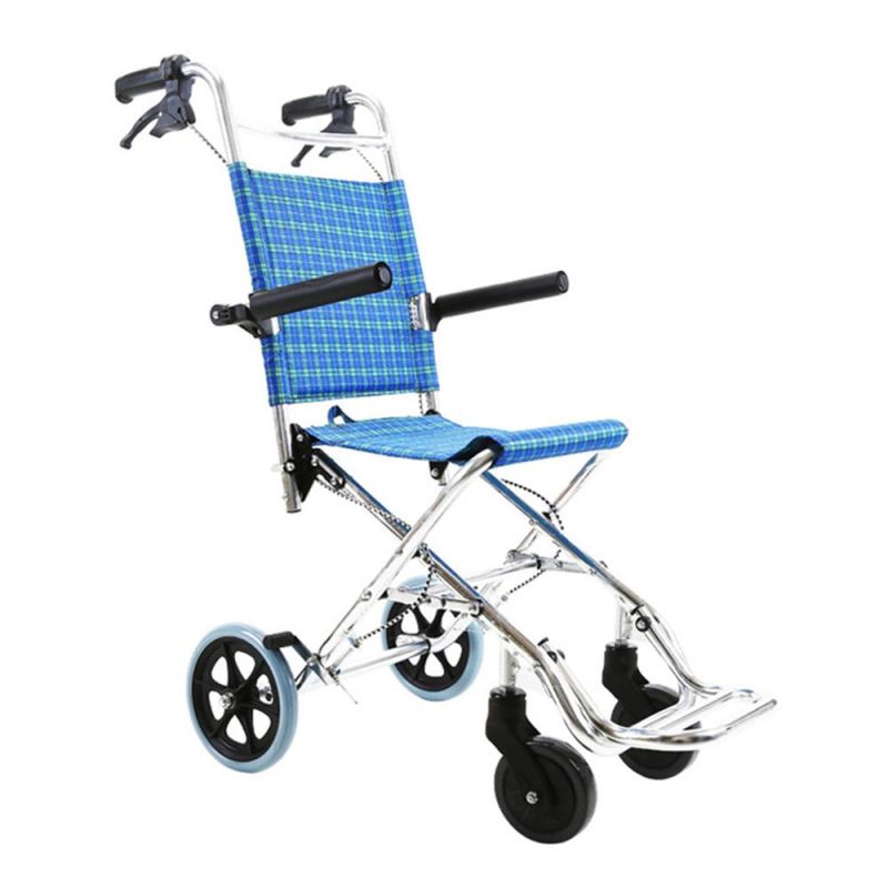 Folding Super Light Old Simple Wheelchair Aluminum Alloy