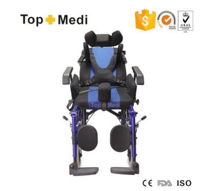 Aluminum Handicapped Disabled Reclining Cerebral Palsy Wheelchair Manual