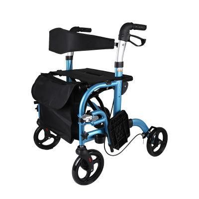 Multipurpose Wheelchairs Walker Shopping Carts Aluminum Alloy Walking Aid for The Elderly