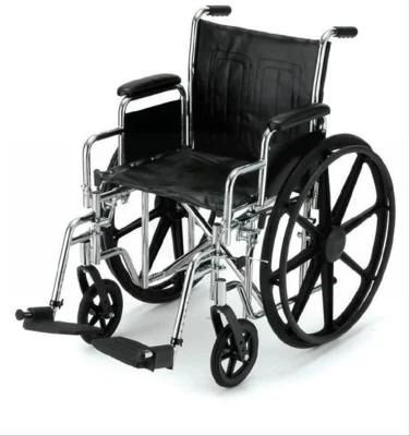 New Brother Medical Shanghai Flip Back Desk Arms Silla Ruedas Drive Wheelchair