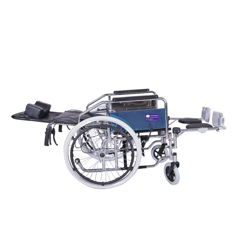 Swing Awaw Detachable Footrest Transport Wheelchair