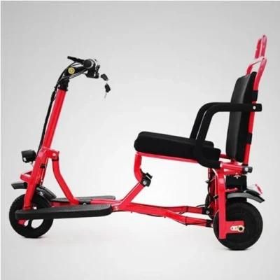 Best Price Aluminum Lightweight Folding 3 Wheel Electric Disabled Scooter for Adults